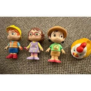 Lot of 4 Cocomelon Moonbug Jazwares Replacement Figures 2023 - Cece Bella Nico